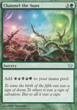 Japanese Channel the Suns ~ Lightly Played Fifth Dawn 5th Foreign MTG Magic Ulti