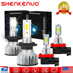 For Kia Sorento 2014-2015 Combo LED Headlight High/Low Beam Fog Light Bulb 4pcs - Bild 1 von 16
