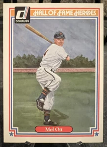 1983 Donruss HOF Heroes #40 Mel Ott New York Giants HOF - Picture 1 of 2