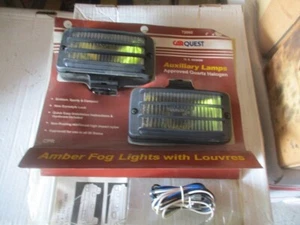 New Auxiliary Amber Fog Lamps (2) 72002 Never Installed Vintage Car Truck etc - Picture 1 of 4