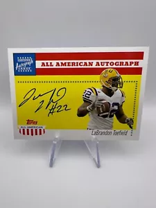 LaBrandon Toefield - 2003 Topps All American Autographs #AA-LT LSU Auto RC - Picture 1 of 3