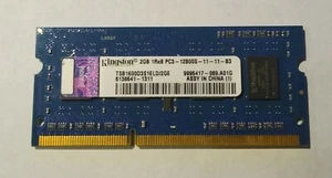 Kingston 2GB DDR3 1600Mhz SoDIMM Memory for Laptop - Picture 1 of 1