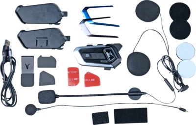 J&M Headset Bluetooth Communication Helmet Headset HS-BT6-UNV Single Pack - Image 1 of 2