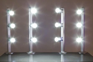 4x Tradeshow 8 inches showcase display LED light 6000K + UL 12V power FY53M - Picture 1 of 12