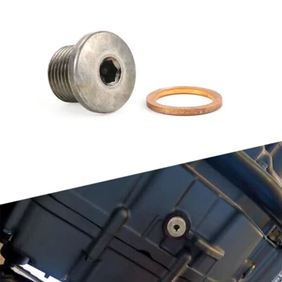 Steel Magnetic Oil Drain Plug Bolt Screw Fit For Suzuki SP370 1978/SP400 1980 - Image 1 of 4