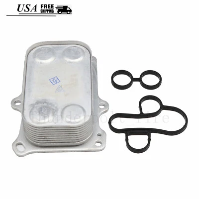 Fits Fiat 500 2012-2015 1.4L Oil Cooler Assembly with Sealing Gasket Set US — 第 1/4 张图片