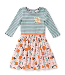 Matilda Jane FRESH SQUEEZED Dress 12 Oranges Joanna Gaines Once Upon A Time NWT - Picture 1 of 3