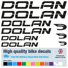 Dolan road bike decals / labels with free bike protection (24 pack) - 14 colours