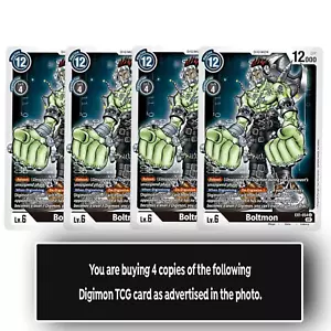 Boltmon - Uncommon - EX1-054 U - Digimon TCG Playset - Black - Picture 1 of 1