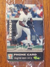 Frank Thomas Classic 7/Eleven Phone Card Factory Sealed