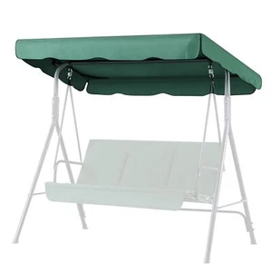 Veranda Schaukel Überdachung Ersatz Terrasse Schaukel Abdeckung, grün 66" x 45" - Bild 1 von 7