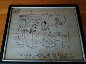 Reamer Keller Original Pencil & Ink Comic Illustration Artwork "Toy Department" - Picture 1 of 5