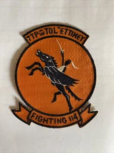 Rare Minty US Navy Early Vietnam VFA-114 Flight Jacket Squadron Patch F4 Phantom - Picture 1 of 2