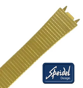 Speidel 8mm Gold GP Watch Band Integrated End Ladies - Picture 1 of 3