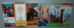 6 KENTUCKY DERBY PROGRAMS - 1984 THRU 1989 - ALL MINT CONDITION SUNDAY SILENCE - Picture 1 of 8