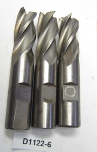 COMEOL ,3/4" X 3/4" 4 FLUTE M42 END MILL LOT OF 3 D1122-6 B4 - Picture 1 of 4