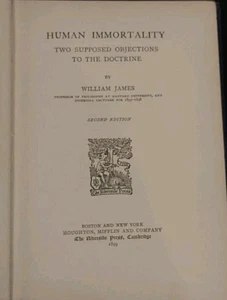  Human Immortality By William James HB 1899 2nd Edition - Bild 1 von 5