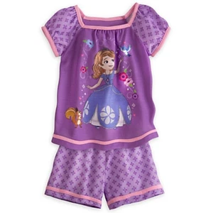Disney Store Sofia Tangled Short & Shirt Pajama Set NWT NOT For Sale - Picture 1 of 6