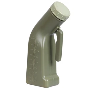 Urinals for Men Male Urinal Bottle Spill Proof with Screw Cap Lid Plastic Pee... - Picture 1 of 7