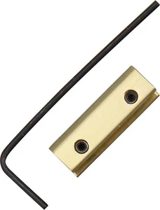 Kiwi Thumb Brass Bar Blade Hand-Polished w/ Screws & Hex KWIK BAR REGULAR - Picture 1 of 1