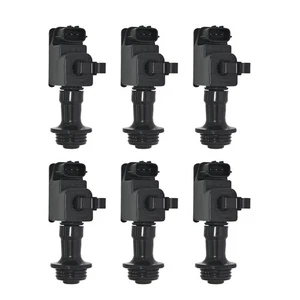 6PCS Ignition Coil JNS163 For Nissan Skyline Stagea 1999-2001 MCP1440 2.5L 20411 - Picture 1 of 5