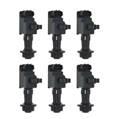 6PCS Ignition Coil JNS163 For Nissan Skyline Stagea 1999-2001 MCP1440 2.5L 20411 - Image 1 of 4
