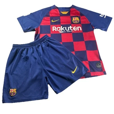 Lote paquete de camisetas y pantalones cortos Nike FC Barcelona Home 2017 adulto XL Dri Fit Barça Foto 1 de 4