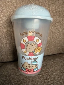 Pusheen Gund Salad Container Brand New From Summer 2019 Box Exclusive - Picture 1 of 7