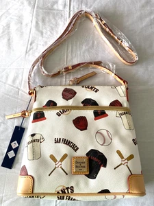 Bolso Bandolera Dooney & Bourke Gigantes de San Francisco Camiseta Bate AOP Cartera de Béisbol - Imagen 1 de 16