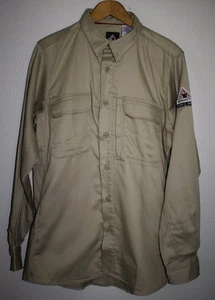 NWT BULWARK FR Comfort Woven Patch Pocket iQ Series Work Shirt Size Medium - Picture 1 of 5