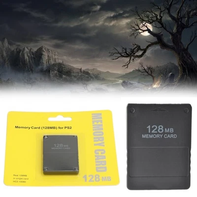 128MB Megabyte Memory Card fit for Sony PS2 Slim Game Data Console - Image 1 of 4