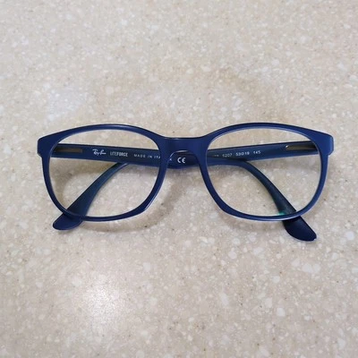 Ray-Ban Liteforce RB 7183 5207 Navy Mens Full Rim Eyeglasses Frame 53-19-145 - Image 1 of 4