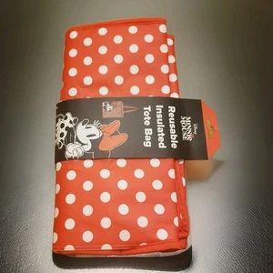 Disney Minnie Mouse Bolsa de Almuerzo Reutilizable Aislada Bolso de Comestibles 13"x13"x7.5" - Imagen 1 de 2