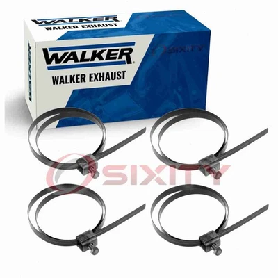 4 pc Walker Exhaust Muffler Straps for 1987-1989 Ford LTD Crown Victoria ru - Image 1 of 4