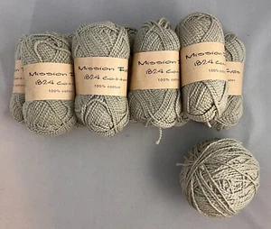 Mission Falls 1824 100% Cotton Yarn Tan 103 Brown Grey USA Buyer's Choice - Picture 1 of 12