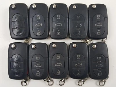 ОРИГИНАЛЬНЫЙ ЛОТ ИЗ 10 AUDI A6 A4 TT A8 97-05 OEM ОТКИДНОЙ КЛЮЧ МЕНЬШЕ ДИСТАНЦИОННЫЙ ПЕРЕКЛЮЧАТЕЛЬ - Изображение 1 из 4