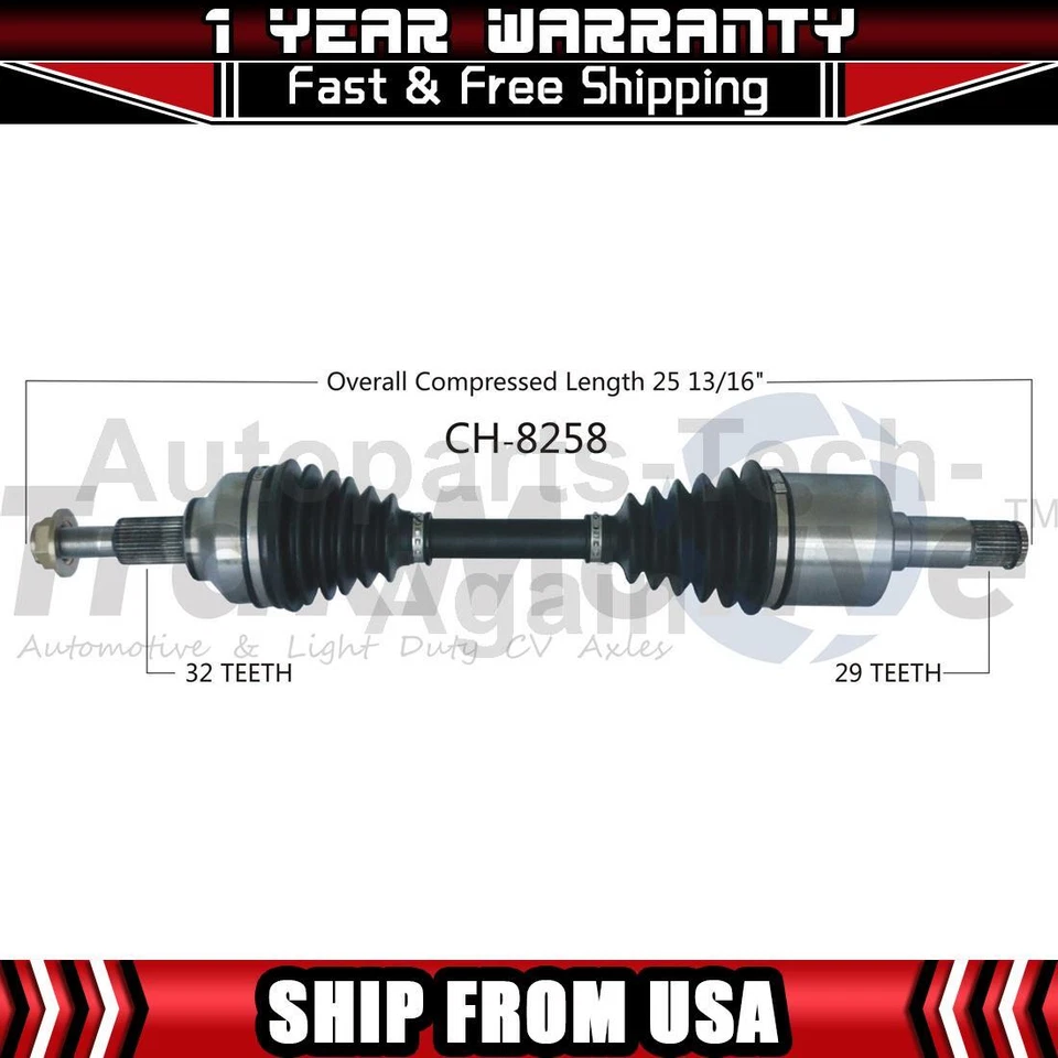Front Driver CV Axle Joint Shaft Fits 2011 2012 2013 2014 Dodge Avenger - Изображение 1 из 1