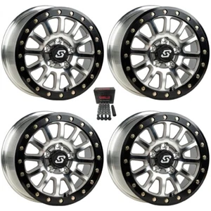 Sedona Sano Beadlock 15x7 Wheels Cast Polaris RZR Turbo R & Pro R Ranger 1500 - Picture 1 of 3