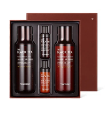 Tonymoly The Black Tea London Classic Toner Emulsion Special Set  Aging Wrinkle - Image 1 of 2