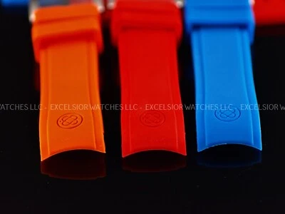 Nueva correa de silicona genuina azul profundo 22 mm para Master & Diver 1000 - 3 COLORES Foto 1 de 3