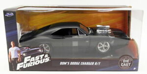 Jada 1/24 Scale - Fast & Furious Dom's Dodge Charger R/T - Matt Black