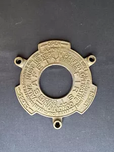 Vintage Steampunk Schutte & Koerting Brass Valve Controls Philadelphia - Picture 1 of 7