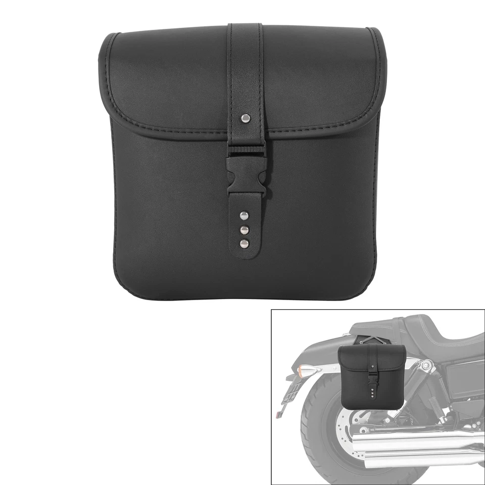 Alforjas Bolsa Lateral Equipaje Negro Apto para Harley Sportster XL883 1200 Foto 1 de 4