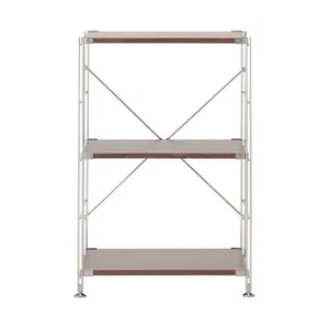 MUJI Stainless Steel Unit Shelf Walnut Shelf Set Small Width 58 x Depth 41 x Hei - Picture 1 of 1