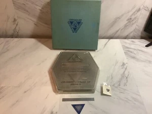 Chevrolet Certified Technician Hexagon Metal Plaque & pin NEW - Picture 1 of 9