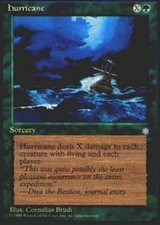 4x Hurricane MTG Ice Age NM Magic Regular