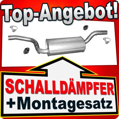 Silencieux central pour échappement FORD FOCUS VOLVO C30 S40 V50 1.6Ti 1.8 2.... - Photo 1/2