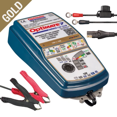 Carica Batterie TecMate OptiMATE 7 SELECT GOLD SERIES - Immagine 1 di 4