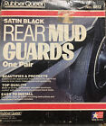 Vintage Rubber Queen Satin Black Universal Rear Mud Guards