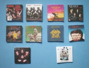 Dolls House miniatures accessories - music albums covers - QUEEN - Picture 1 of 1